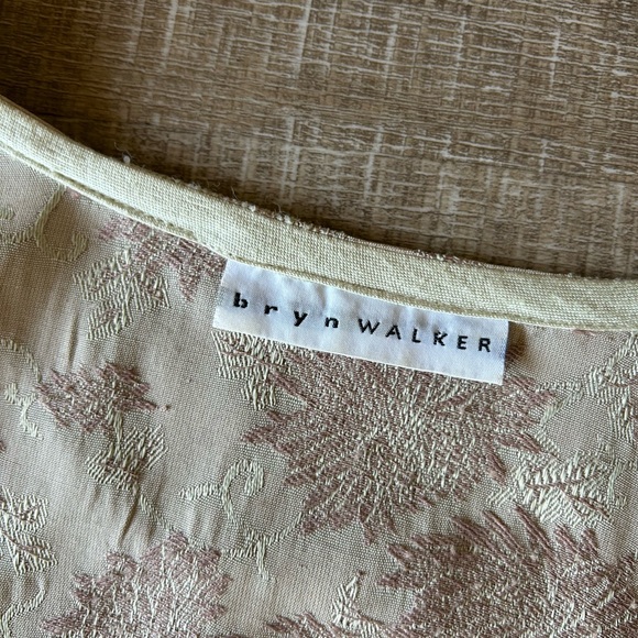 Bryn Walker button front Maxi Dress S embroidered USA boho prairie lagenlook - Picture 2 of 16